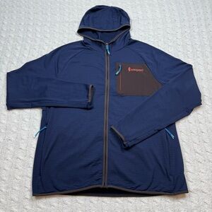 SOLD Cotopaxi Otero fleece full-zip hooded jacket men’s XL dark blue performance